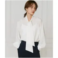 【Montendre】春夏新款 I 气质衬衫领结长袖轻奢衬衣通勤系带OL上衣