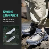 【行川Pro】李宁徒步鞋支撑耐磨缓震男女高回弹beng丝户外鞋AHTU017