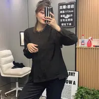 岩岩家提花显瘦国风女上衣2211