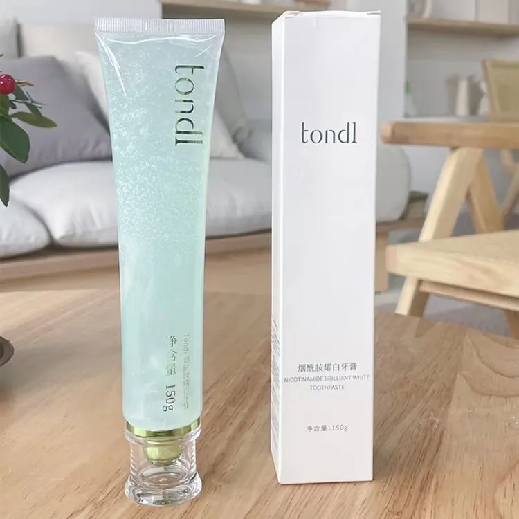 Tondi不含氟牙膏耀白牙膏去黄去牙渍去烟渍清新口气亮白留香清洁