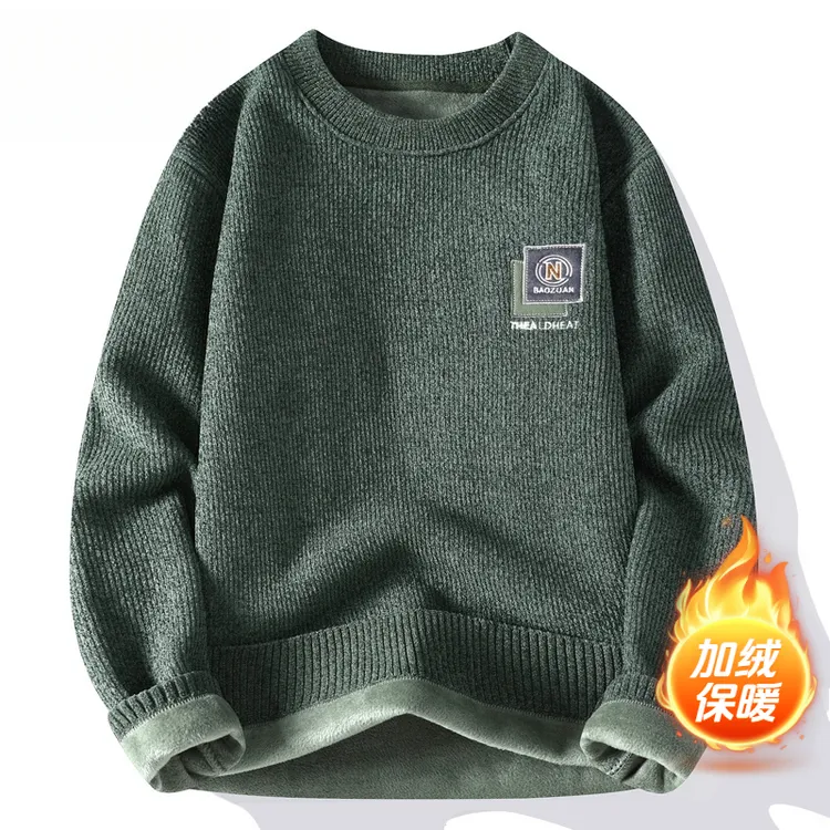 TUCANO/啄木鳥秋冬季新款男士圆领打底衫潮牌休闲双面绒休闲卫衣.