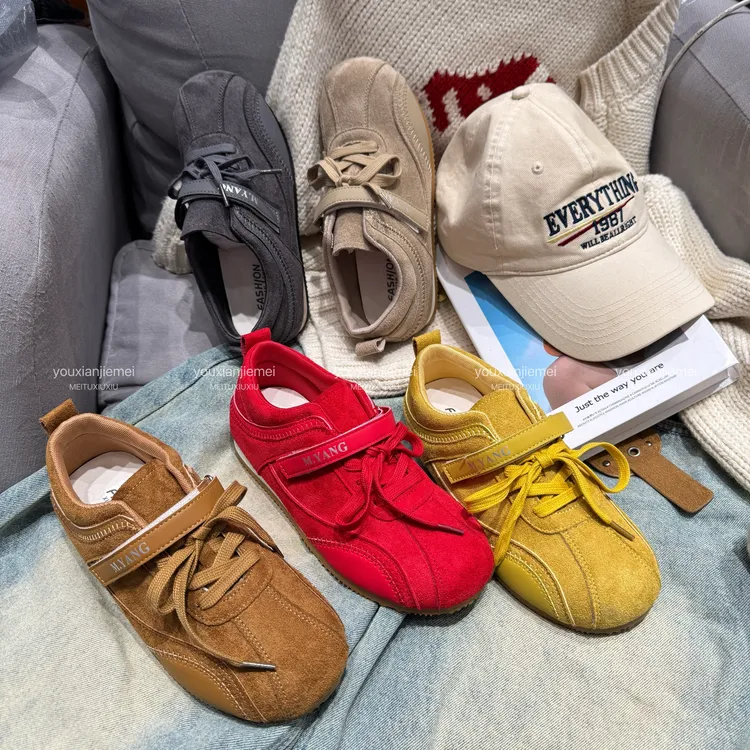 YXJM时尚百搭休闲风软底春款平底德训鞋透气女鞋