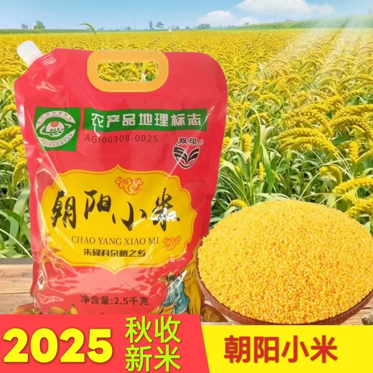 【金凤专属】朝阳小米2025年新米  家庭便携装5斤