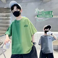 【100%纯棉】儿童T恤短袖2025年夏季新款中大童男童夏款男孩半袖潮T