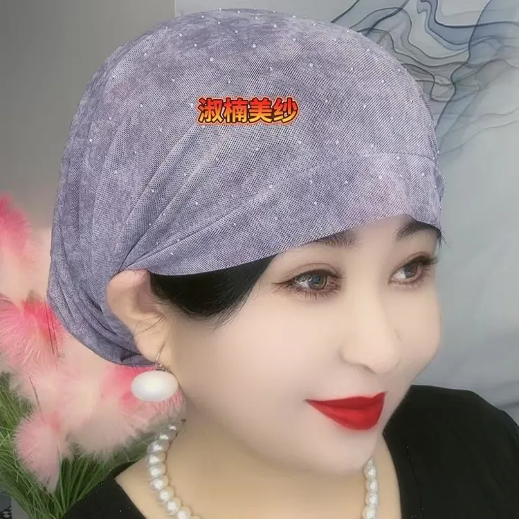 新款千金风包头帽休闲妈妈帽子