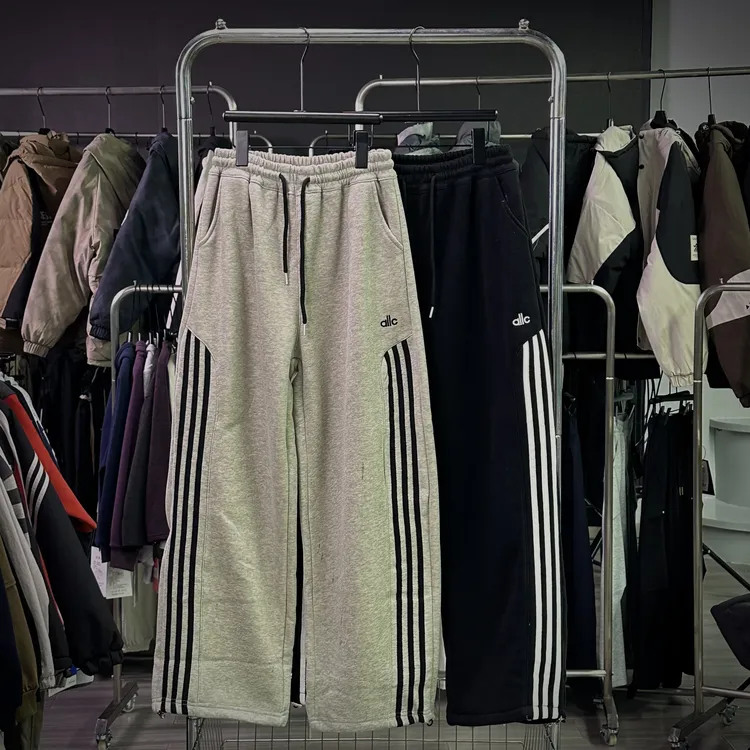 【实体现货库存】中大童秋冬加绒保暖卫裤亲子款休闲直筒阔腿88993