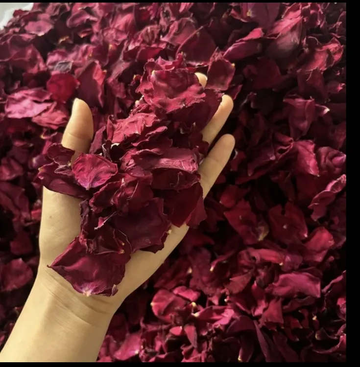 云南冻干墨红玫瑰花瓣火锅必选