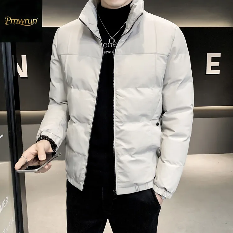 立领棉衣男士冬季新款百搭韩版潮流修身加厚棉服潮牌短款棉袄外套