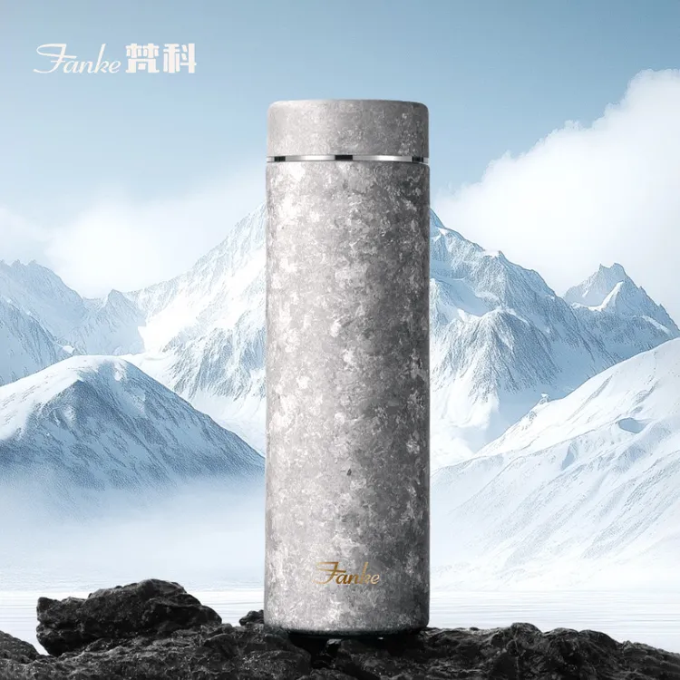 Fanke/梵科高档钛杯纯钛保温杯男女款大商务泡茶杯2025新款纯钛杯