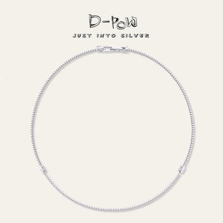 灯小炮 坠链均925银 【陈添祥同款】龙骨高定进口项链(49cm)(9009)