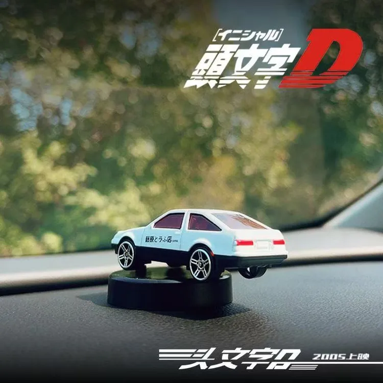 ae86漂移车载旋转摆件合金车高档男生生日礼物物理姿态汽车摆件
