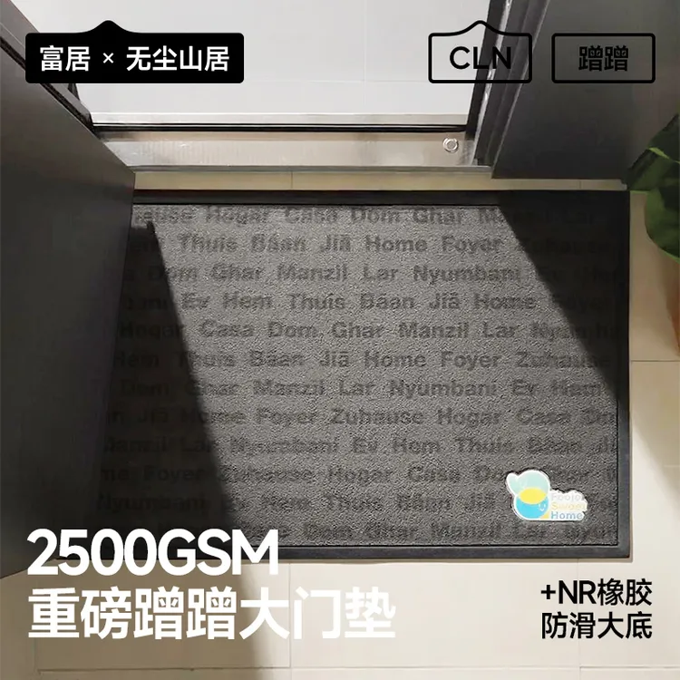 高端入户门垫地垫进门口玄关家用吸水防滑脚垫子地毯喜庆新年除尘