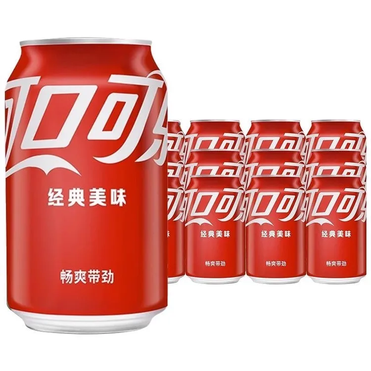 可口可乐经典易拉罐 330ml*6罐装 可乐雪碧新日期批发碳酸饮料