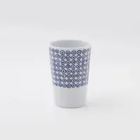 日本进口波佐见烧家用釉下彩复古元素陶瓷陶茶杯轻量家用手握杯