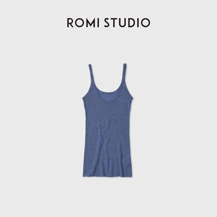 ROMI STUDIO“纸片人”100%超细羊毛春夏专属凉感背心 RWDRS64173