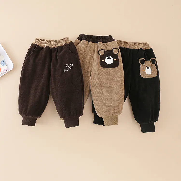 【三层加厚棉裤】男童裤子冬季加绒加厚外穿夹棉一条过冬宝宝棉裤潮