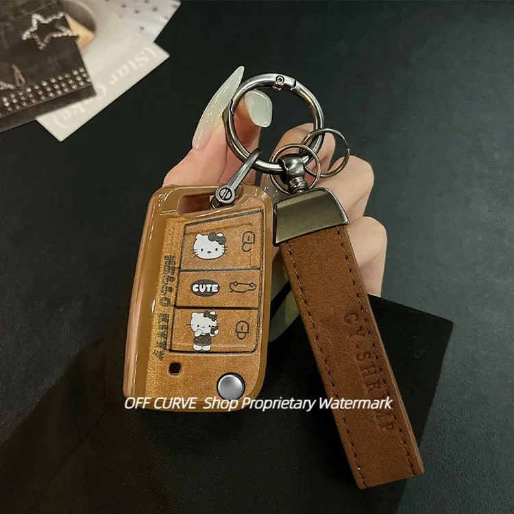 适用大众钥匙套迈腾帕萨特polo速腾宝来途岳探岳朗逸车途观L扣壳