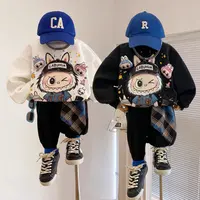 【炸街立体小布】秋季爆款潮BUBU卡通时尚上衣儿童宽松韩系时髦卫衣