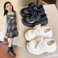 女童鞋子儿童公主小皮鞋2025新款女孩软底乐福洋气女宝宝单鞋秋季