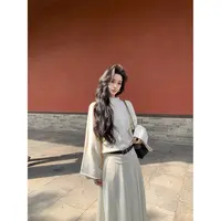 有洧Youwei【冬日颂礼】显瘦气质复古法式秋季少女针织衫25SS0635