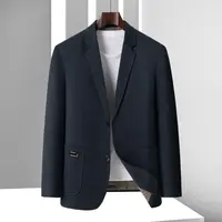 boldmr2025年秋冬新款男士加肥加大码商务休闲羽绒西装外套男外套