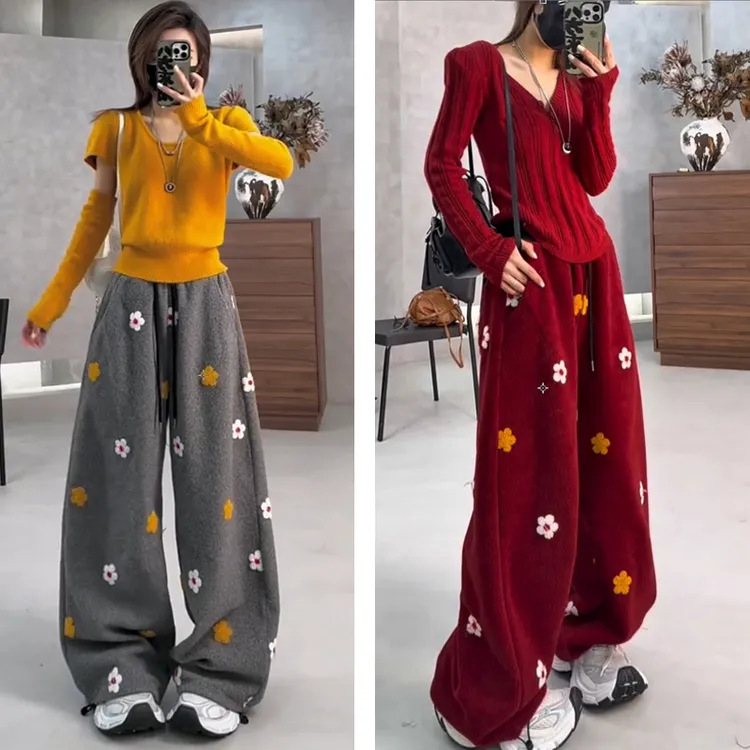 2025秋冬新品慵懒风时尚减龄阔腿裤女通勤百搭垂感修身显瘦休闲裤