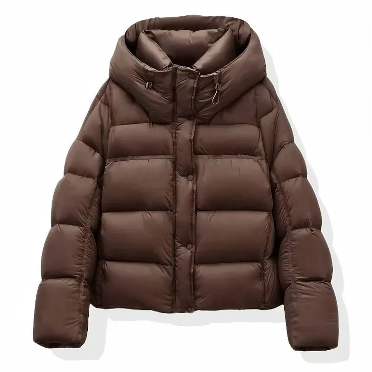 【即将售罄】超软云朵泡芙女短款韩版小个子显瘦龟背面包服