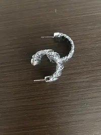 非金属树脂耳饰 线圈C字耳环