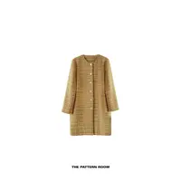 The pattern room | 可持续经典落日熔金粗花呢大衣