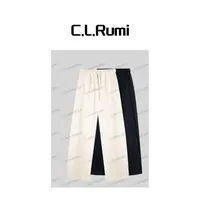【Rumi精选】“暖意裤”25秋冬休闲百搭显瘦加绒抽绳直筒休闲裤7230kz