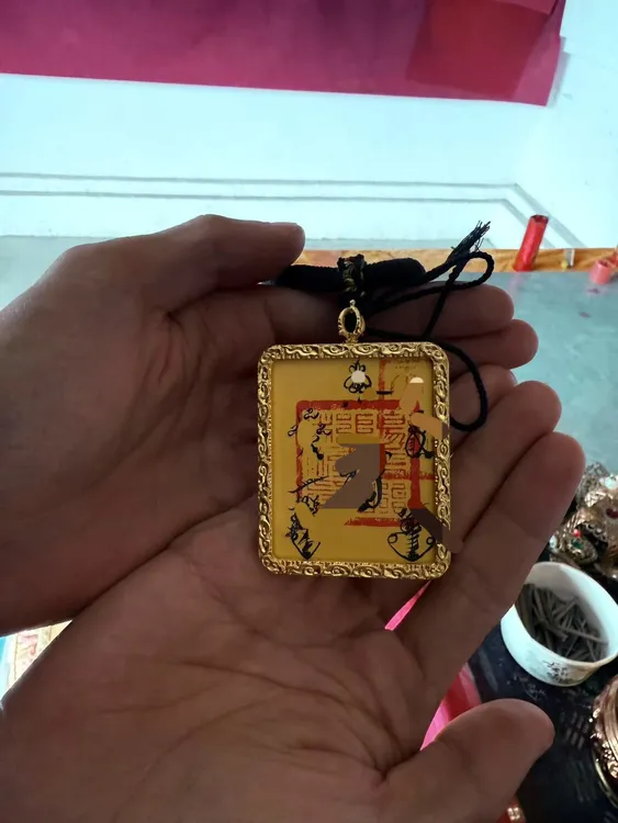 合金吊坠 纯手绘牌子唐卡，财运事业平安护身（拍下私加主播BUFF）