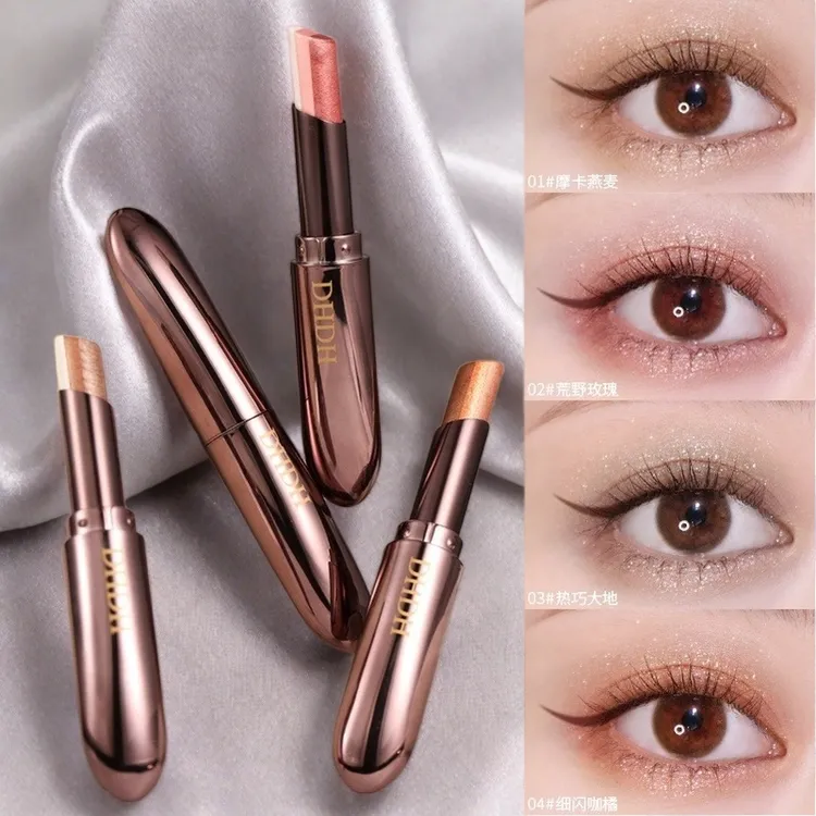 【一抹成型】眼影棒三色高光眼影珠光提亮细闪淡妆三合一不飞粉显白