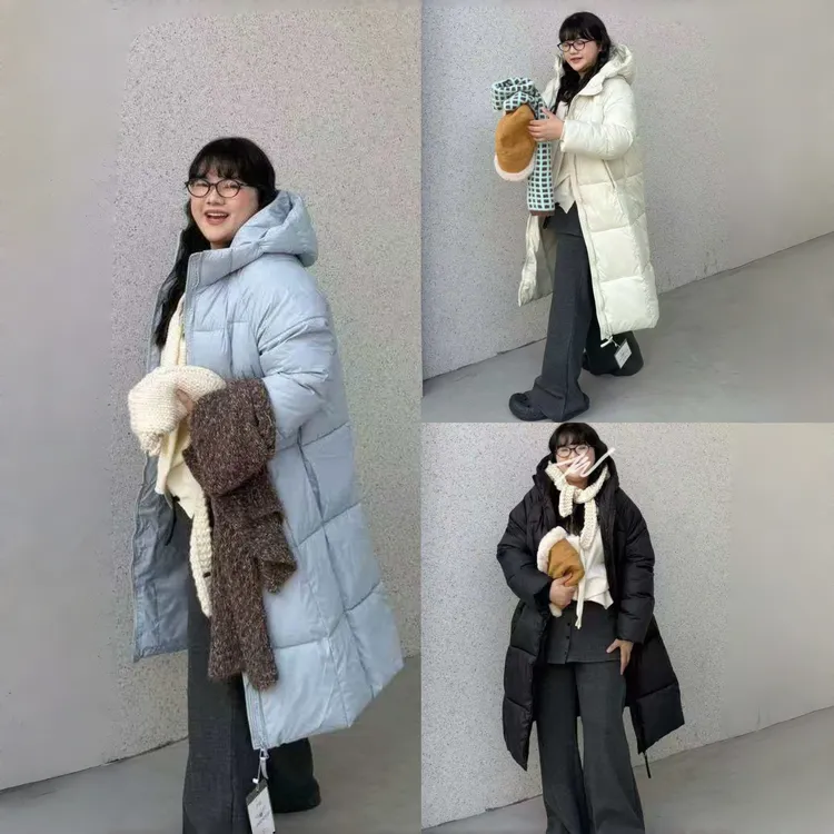 暖暖暖~！加厚女款2025年新款中长款今年流行时尚棉服长款冬季爆款
