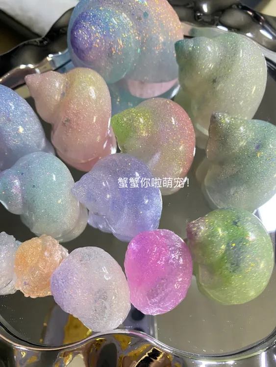满30发货寄居蟹替换壳颜色随机直播可选每批颜色都不同（不退不换）