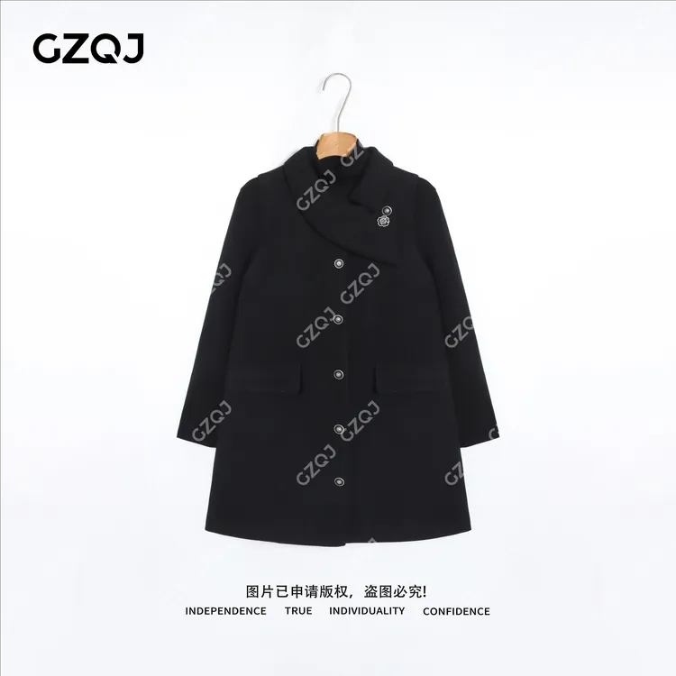 老琴私服【解构主义】法式小香风无袖连衣裙+高领打底衫套装女76100