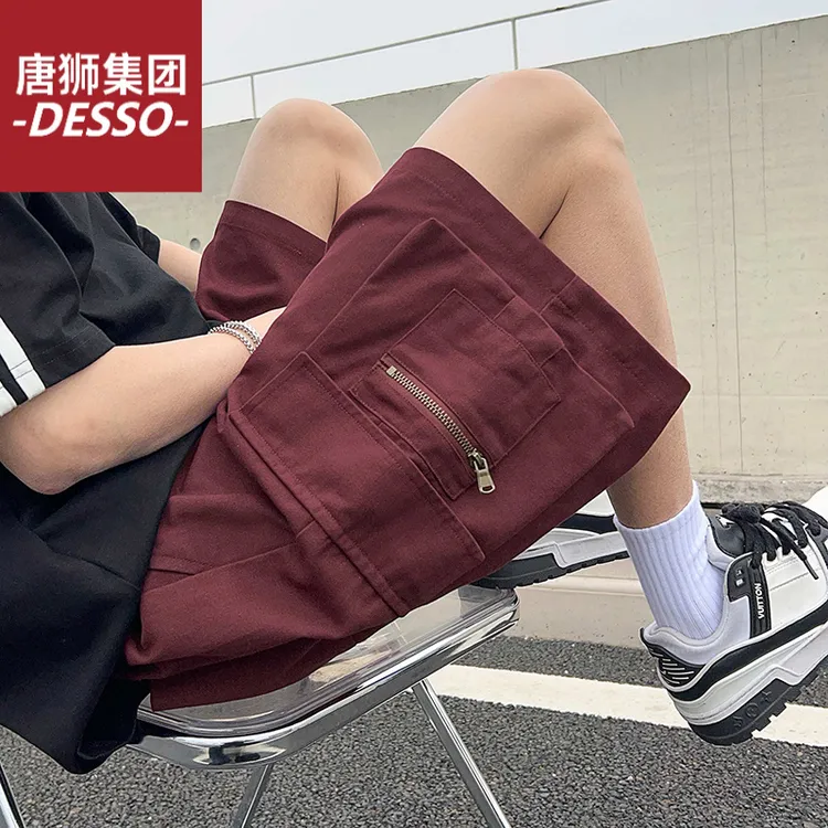 唐狮集团DESSO新款工装短裤五分裤子美式休闲直筒宽松轻薄透气