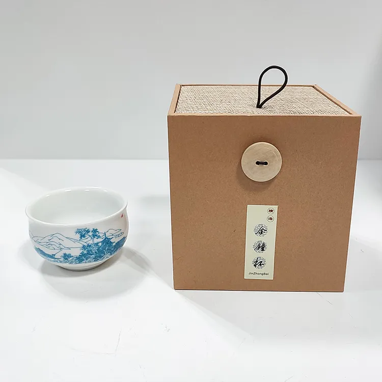 “一船明月过沧州”沧州文化瓷主人杯金钟杯