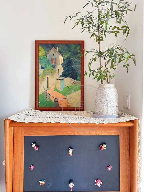 法式复古客厅装饰画治愈系卧室床头挂画餐厅壁画玄关艺术风景画