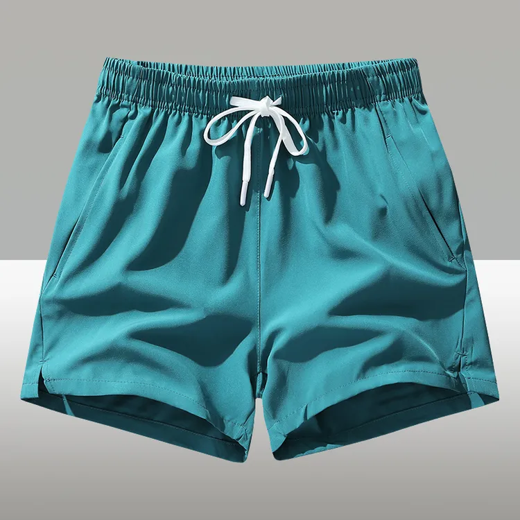 男女短裤冰丝夏季薄款速干宽松三分跑步休闲健身透气运动裤沙滩裤