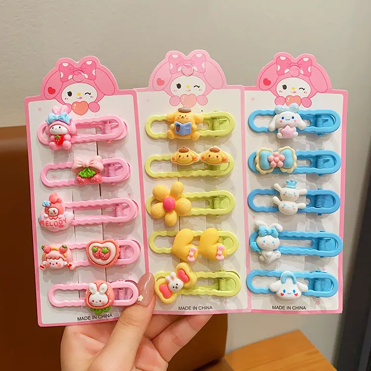 小女孩可爱三丽鸥发夹网红宝宝卡通头饰女儿童发卡宝宝侧边刘海夹