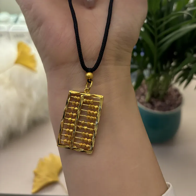 铜合金手链 古法镂空可转动男女同款吊坠