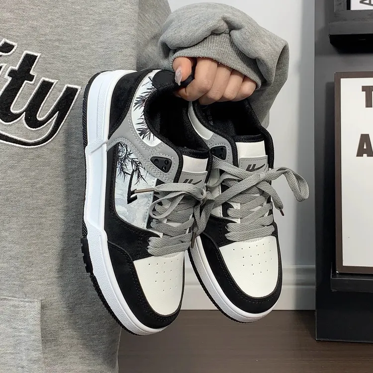 Warrior/回力男女同款板鞋厚底百搭白黑运动休闲情侣鞋低帮多巴胺