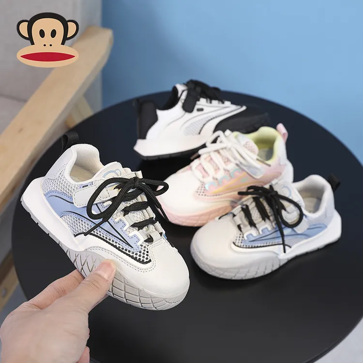 大嘴猴童鞋儿童网鞋男童软底运动女中大休闲鞋2025夏季运动轻跑鞋