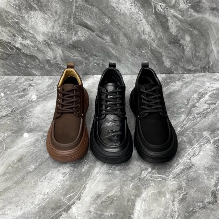 W 单 棉 同款 高端品质纯皮时尚休闲男鞋0496