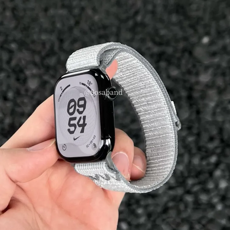 SosaBand魔术贴尼龙回环适用苹果S11手表带10Apple9Watchultra3ie