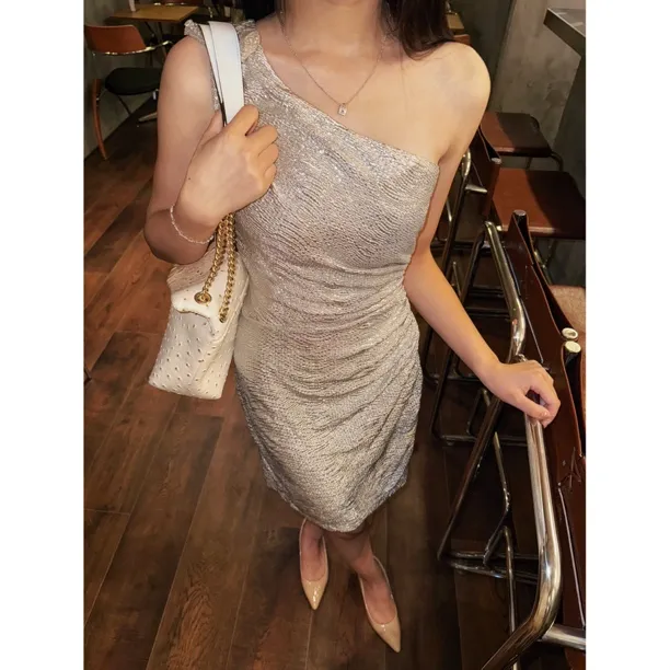 静奢美式留学连衣裙