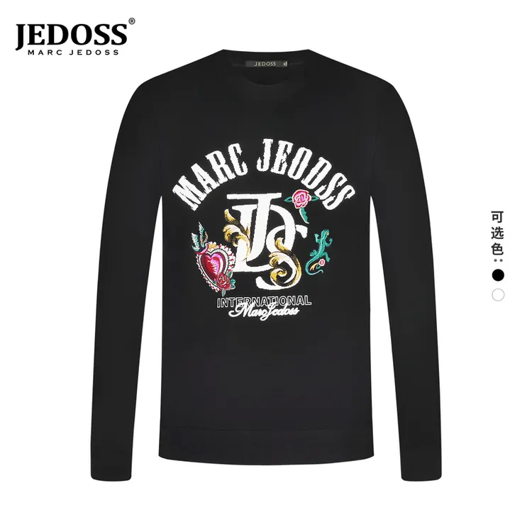 2025秋上新老钱风男装品牌LOGO刺绣套头针织衫男款秋冬S002长袖