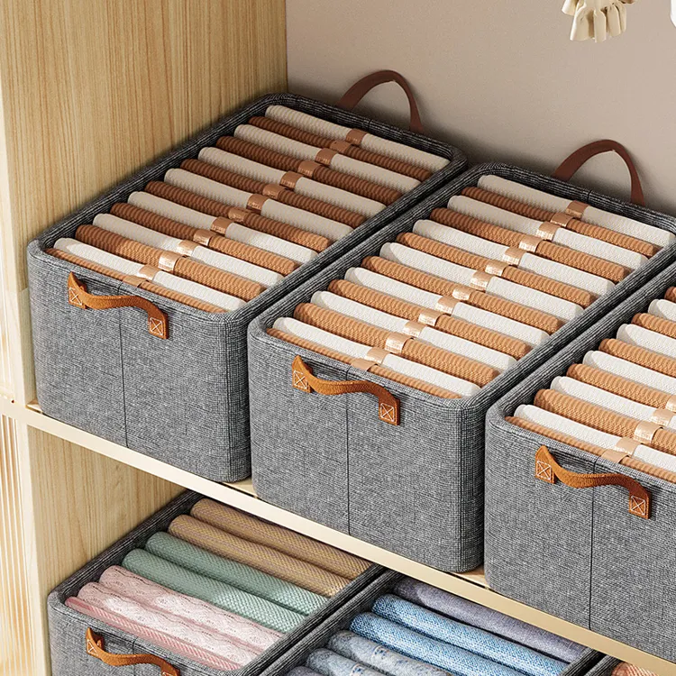 衣服裤子收纳盒家用抽屉式衣柜衣物分层神器学生宿舍储物筐整理箱