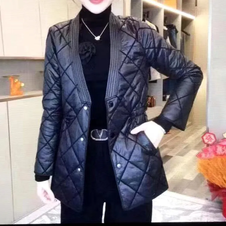 心机菱格薄棉服8946HGFYCQ