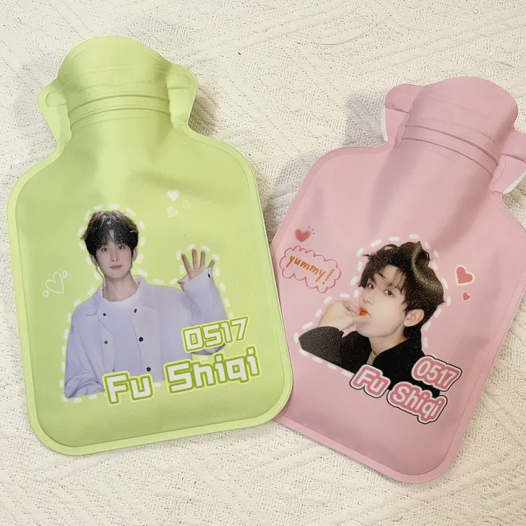 【热水袋】淇淇注水暖水袋可爱明星周边13*19cm